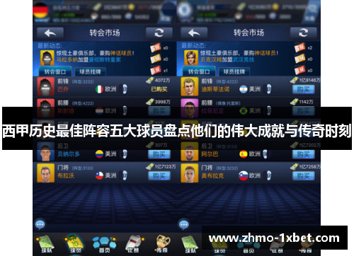 西甲历史最佳阵容五大球员盘点他们的伟大成就与传奇时刻 西甲历史最佳阵容五大球员盘点他们的伟大成就与传奇时刻
